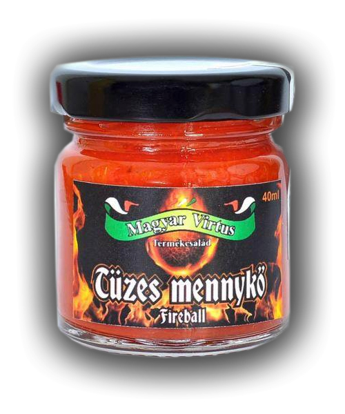 Ohnivá koule - extra chilli omáčka 40ml Tüzes mennykő chili szósz