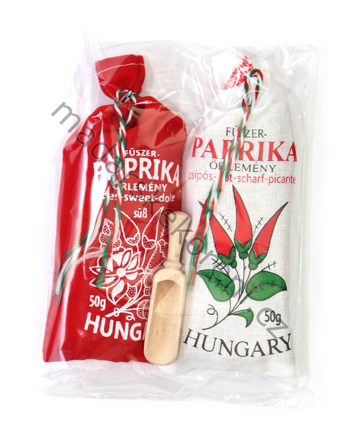 Maďarská paprika sladká a pálivá s lopatičkou - 2x50g