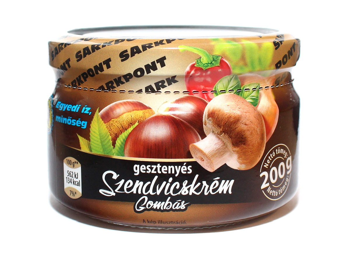Kaštanová paštika se žampiony - 200g